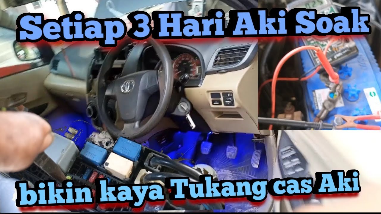 Cara memeriksa kebocoran arus pada mobil, ‼️ aki soak trus‼️