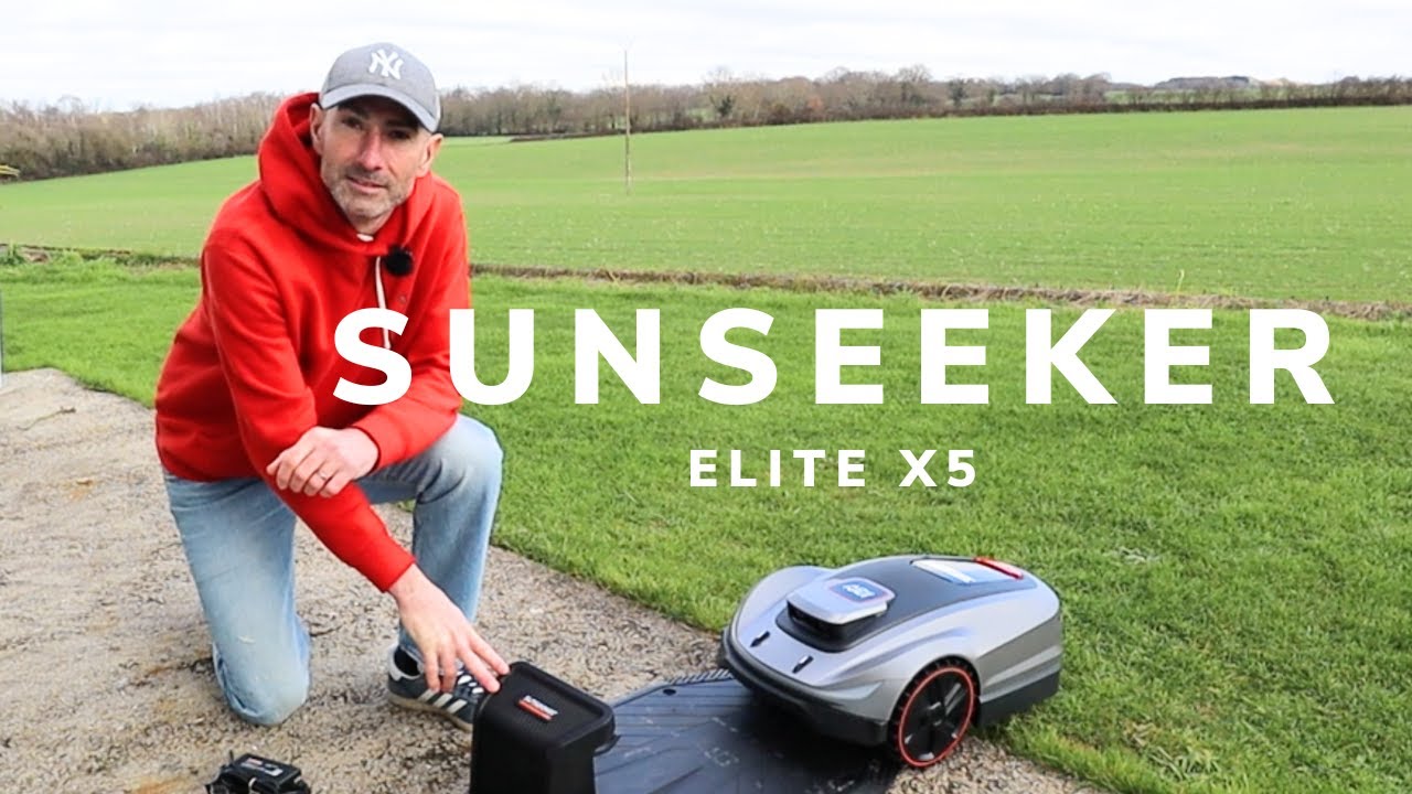 CONCOURS ! ON A TESTÉ LA SUNSEEKER ELITE X5 ! 2000m2 de surface tonte pour ce robot ultra précis !