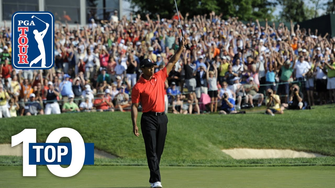 Tiger Woods&rsquo; top 10 shots at Muirfield Village
