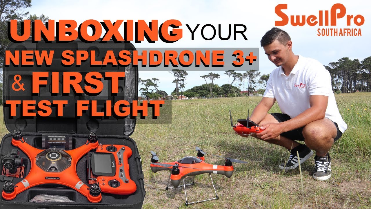 UNBOXING your new SwellPro splashdrone 3+ and FIRST TEST FLIGHT.
