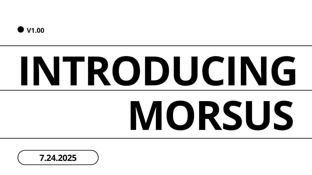 Introducing Morsus: Your Streamlined Productivity Tool
