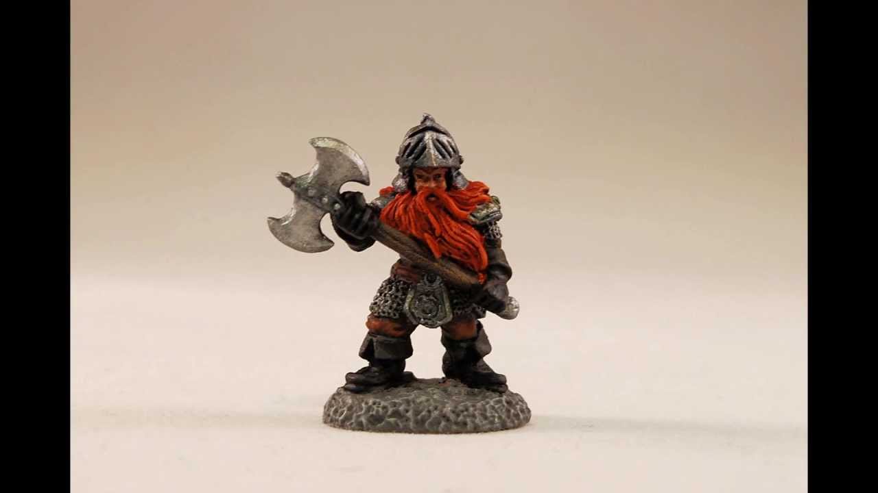 Reaper Miniature - Gar Ironhorn To Pathfinder Roleplaying Game Character