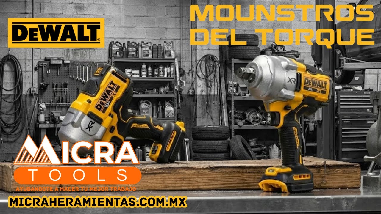 LLAVES DE IMPACTO A BATERÍA DEWALT XR 20V | LAS MAS POTENTES DEL MERCADO #dewalt #impactwrench