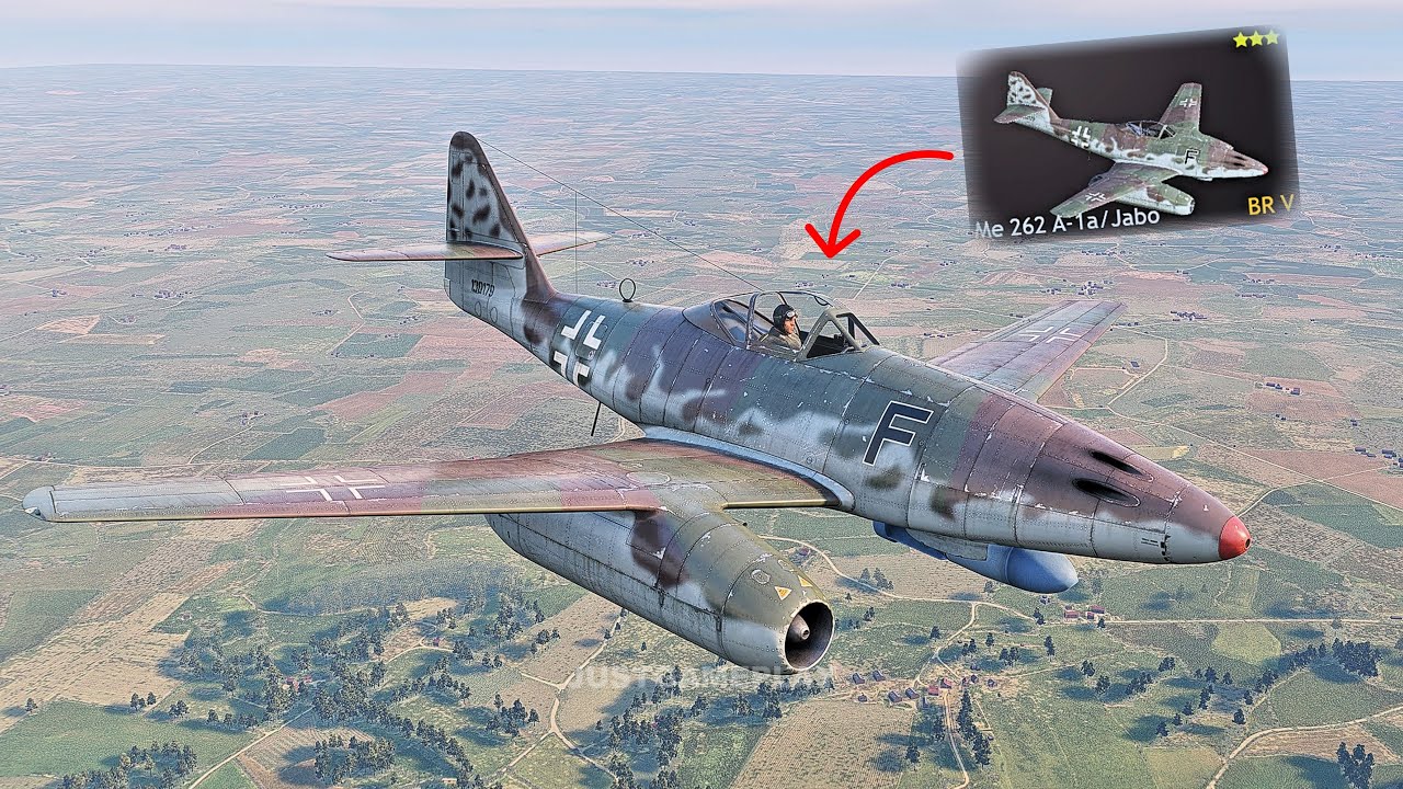 Me 262 A-1a/Jabo Gameplay in Enlisted
