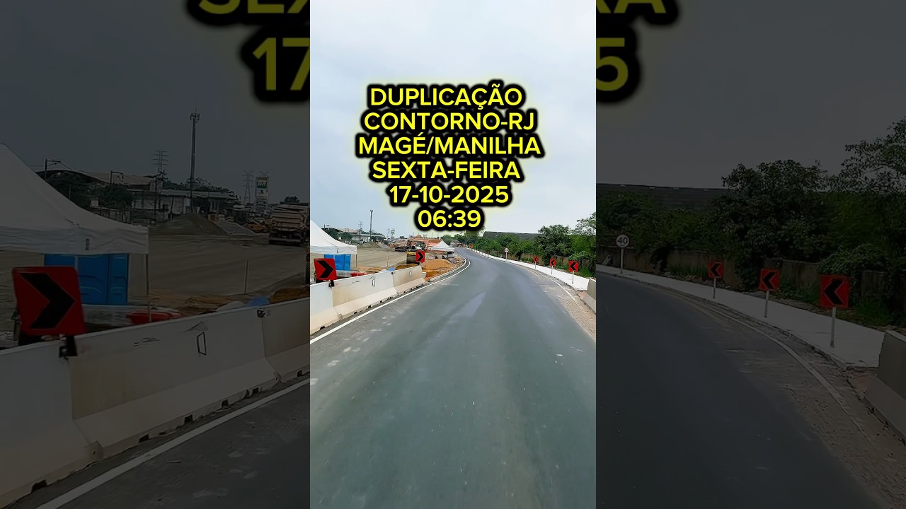 DUPLICA&Ccedil;&Atilde;O DO CONTORNO RIO DE JANEIRO BR493 MAG&Eacute;/MANILHA.#contorno #riodejaneiro #duplica&ccedil;&atilde;o #br493