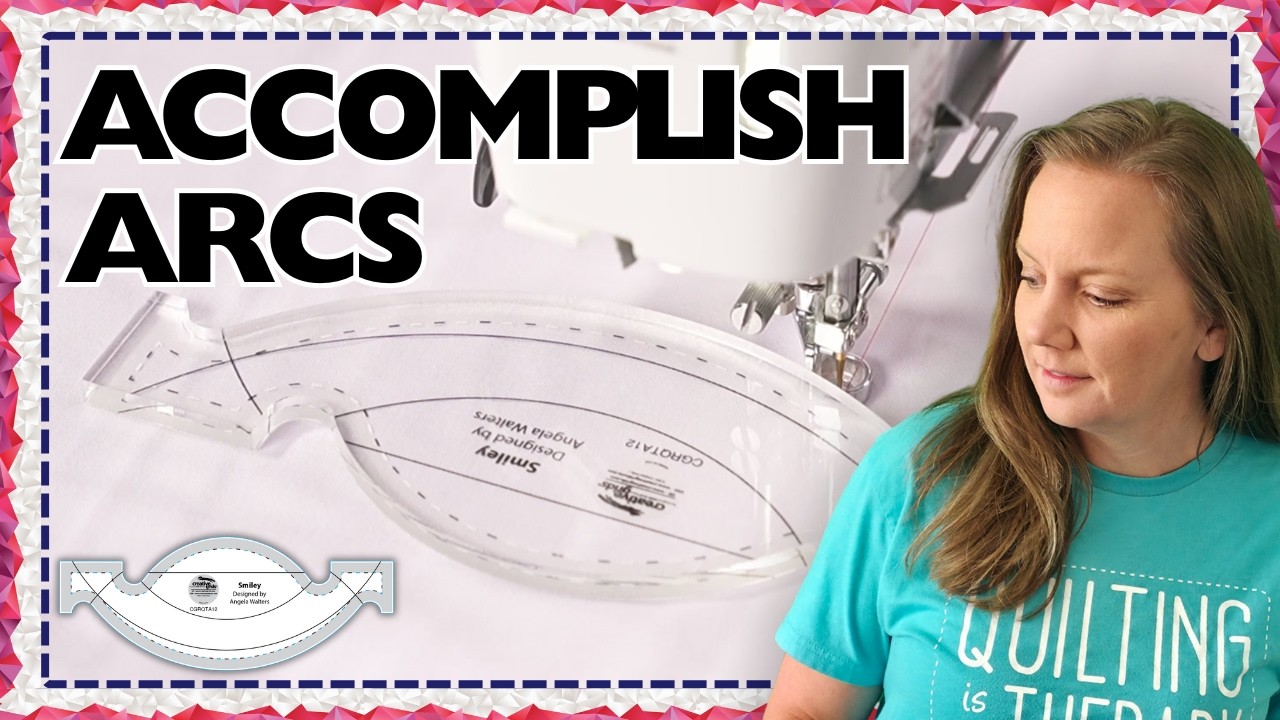 Beginner's Guide: Machine Quilting with Arc Rulers on a Sewing Machine with Angela Walters