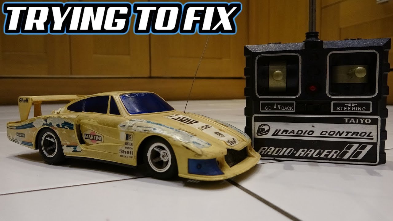 40 Year Old Porsche 935 Turbo TOY RC Car - Can I FIX it?