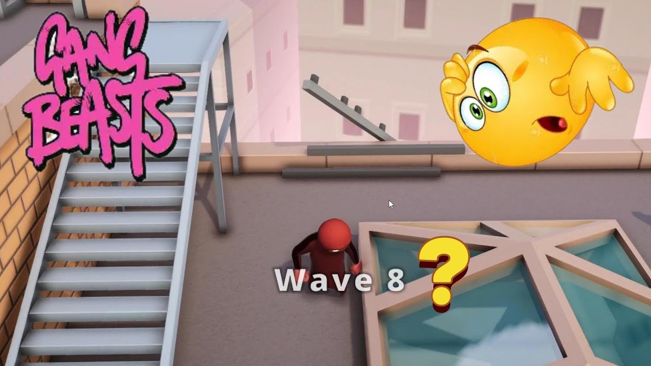 Gang Beasts but infinite waves