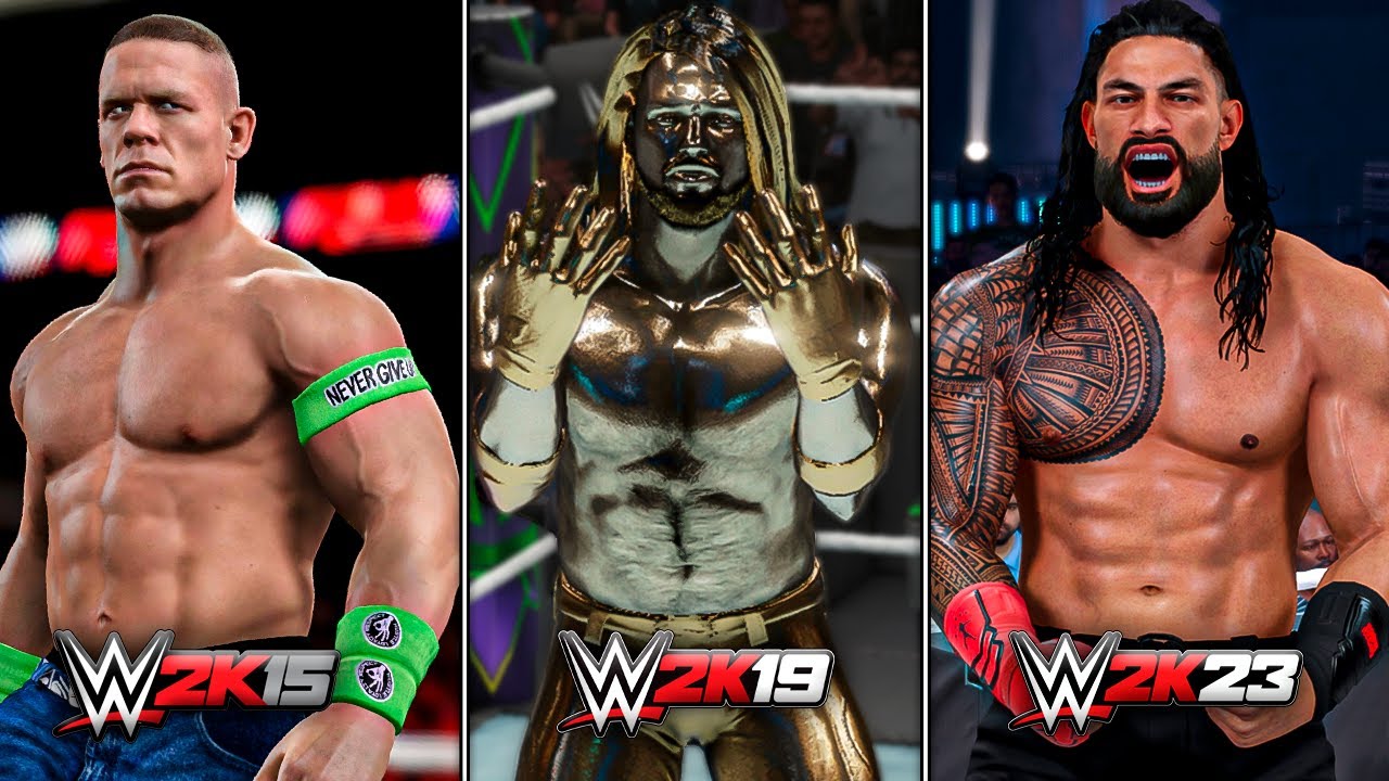 JUGANDO contra el LUCHADOR MÁS CHETADO en CADA WWE 2K