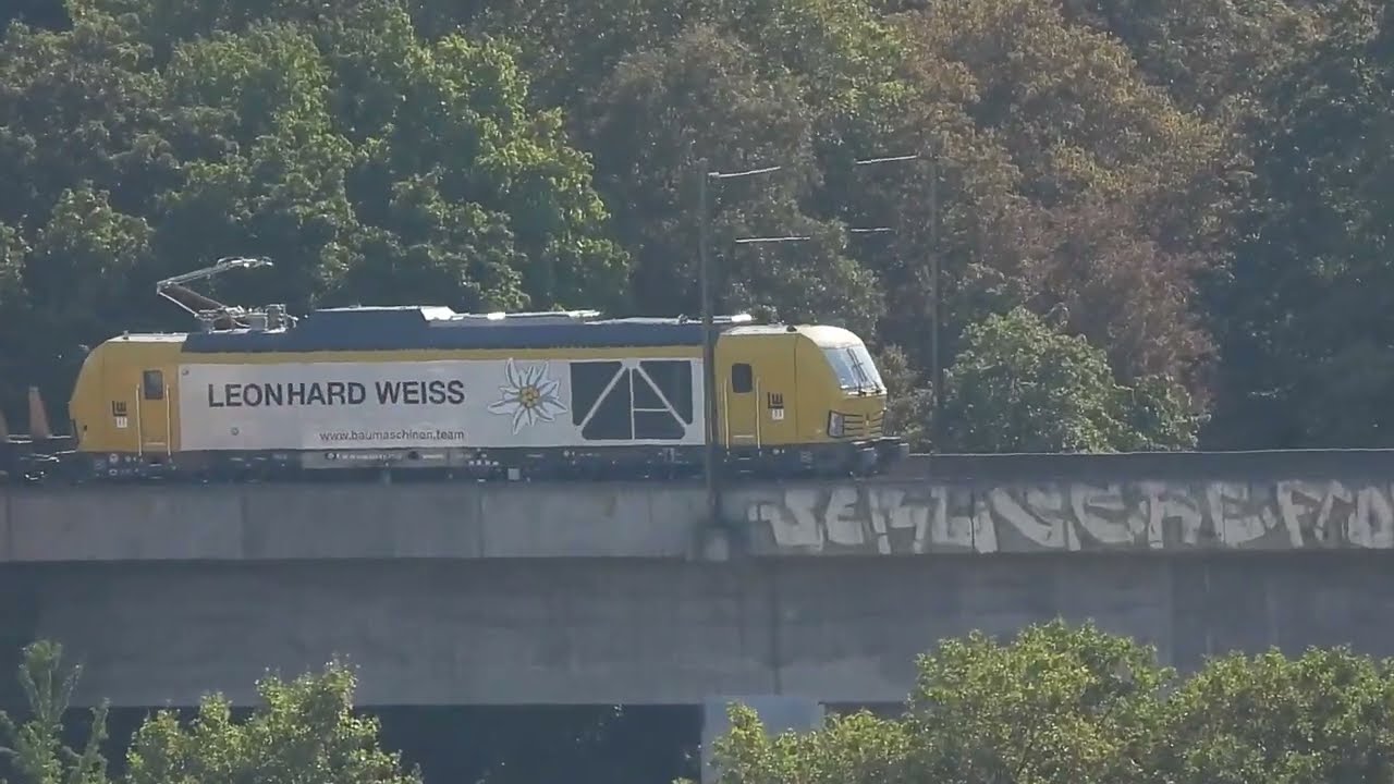 Wer kommt da schüchtern aufs Viadukt Stuttgart-Münster: Der neue Vectron 248 040 von Leonhard Weiss