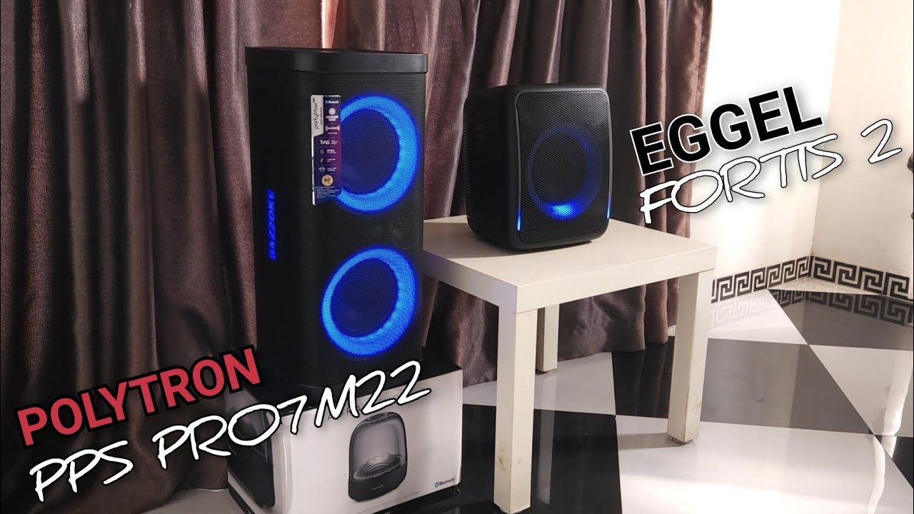ADU SPEAKER BRAND LOKAL PALING VIRAL❗️EGGEL FORTIS 2 VS POLYTRON PPS PRO7M22 #polytron #eggel #tws