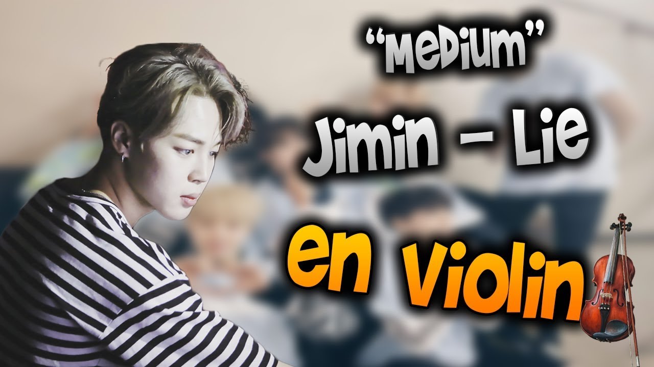 BTS Jimin - Lie en Violín|How to Play,Tutorial,Tab,sheet music,Como Tocar|Manukesman
