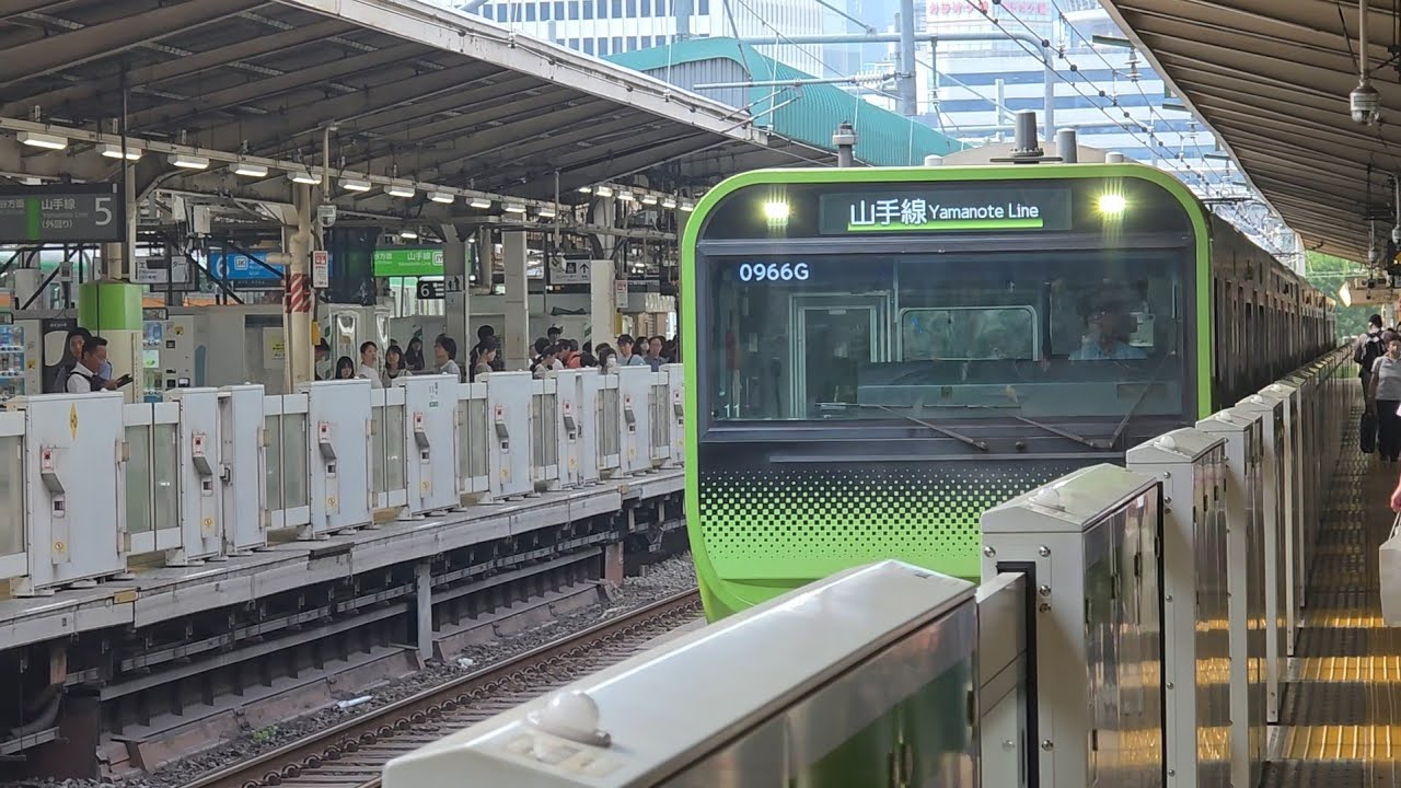 東京駅 山手線 発車メロディ「JRE-IKST-010-01」到着-発車シーン