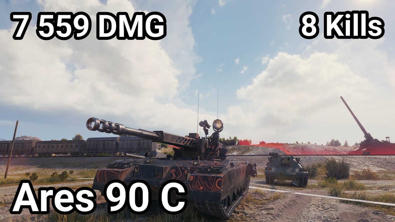 Ares 90 C - 7 559 damage / 8 kill / 2 030 blocked / 625 assist