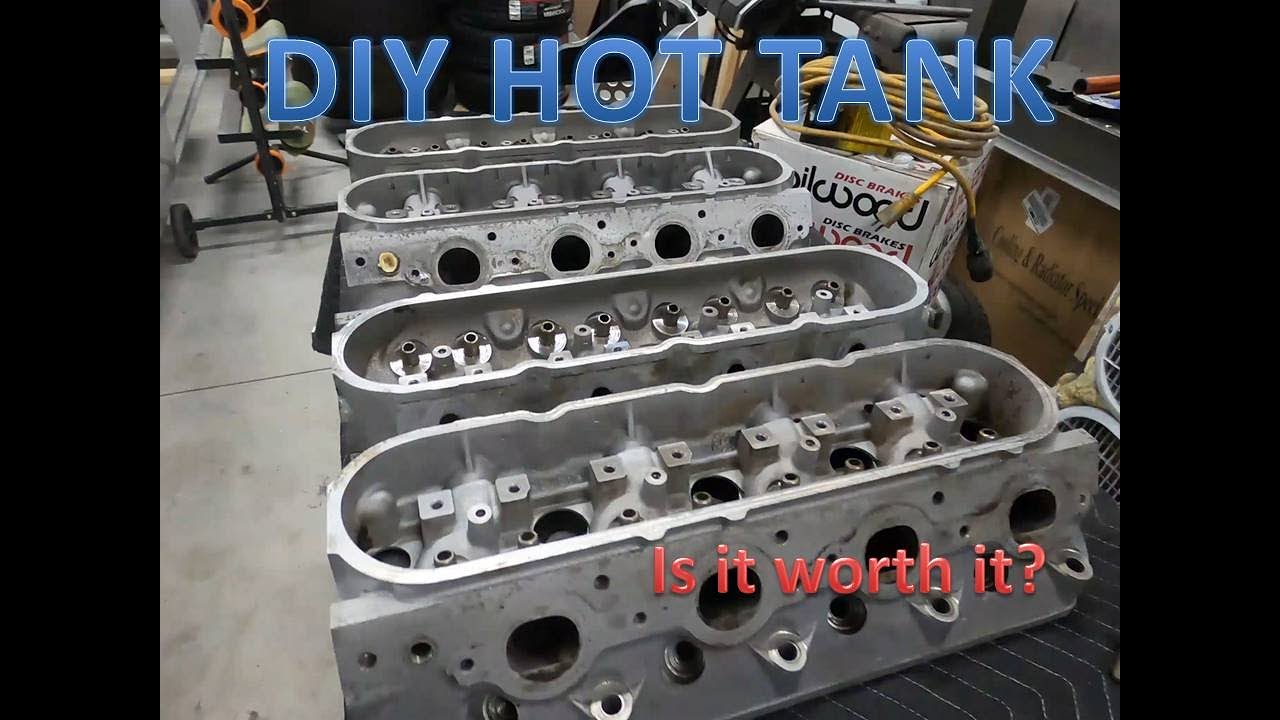 DIY Hot Tank LS Parts Chemical Bath for Aluminum Cylinder Heads