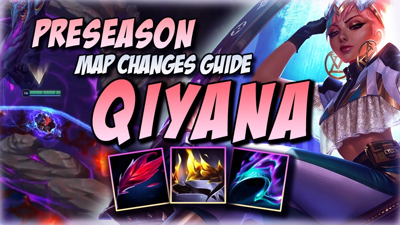 QIYANA PRESEASON PBE SHORT GUIDE | MAP CHANGES, NEW WALL JUMPS, ELEMENT CHANGES