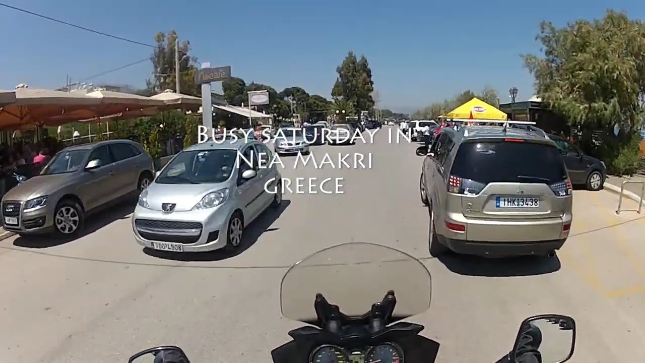 Busy Saturday in Nea Makri, Greece
