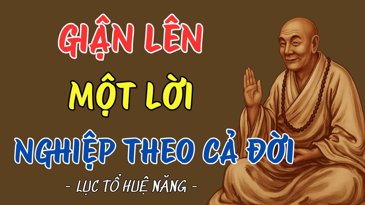 LỤC TỔ HUỆ NĂNG: GIẬN LÊN MỘT LỜI - NGHIỆP THEO CẢ ĐỜI, NÊN NGHE 1 LẦN