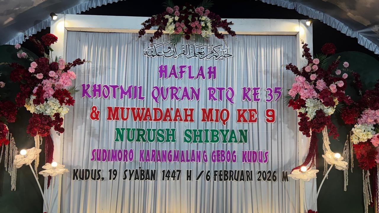 HAFLAH KHOTMIL QUR'AN KE 35 & MUWADA'AH MIQ KE 9 NURUSH SHIBYAN SUDIMORO