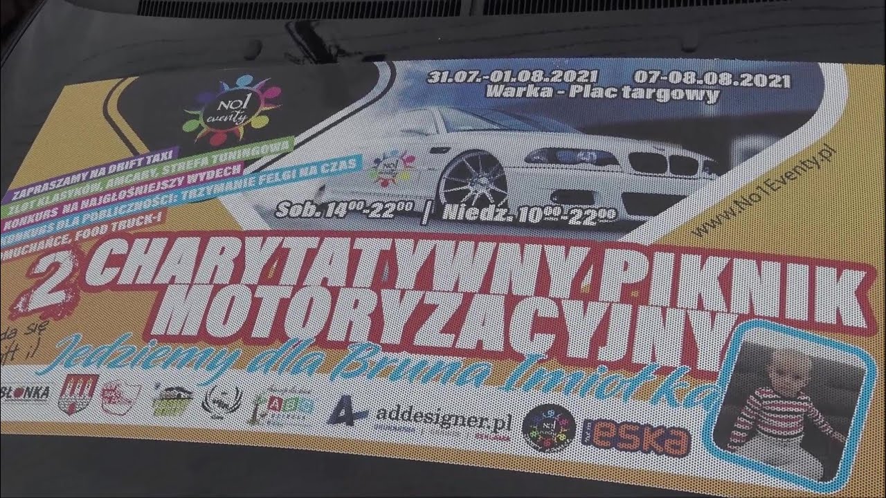 Warka DRIFT 2 Charytatywny piknik motoryzacyjny 1.08. 2021 dla Bruna.