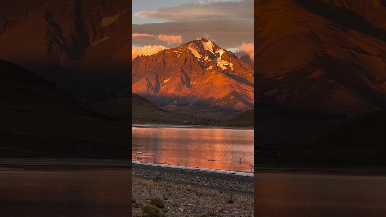 Патагония, лагуна Амарга😍.         Patagonia Amarga Lagoon😍 #travel #mountains #nature #красиво