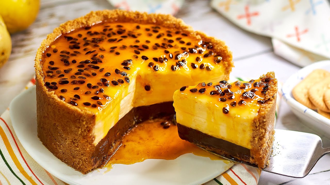 FAÇA A PREMIADA TORTA DE MARACUJÁ MINEIRA - SEM GELATINA E SEM AMIDO