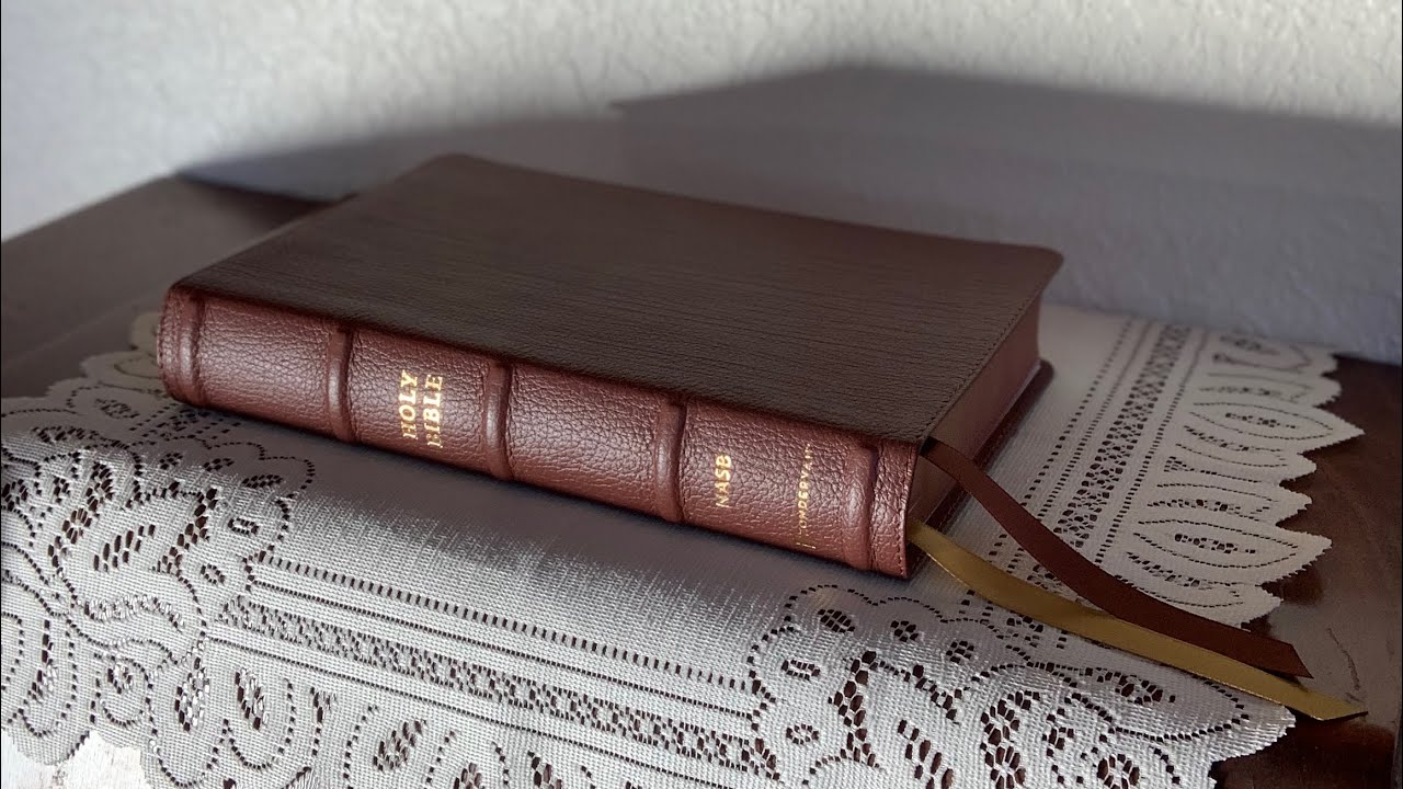 NASB Classic Reference Bible, buffalo leather