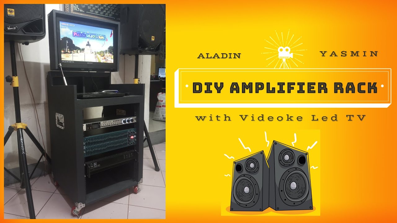 Paano gumawa DIY Amplifier Rack with Kanta Pro and Videoke TV.