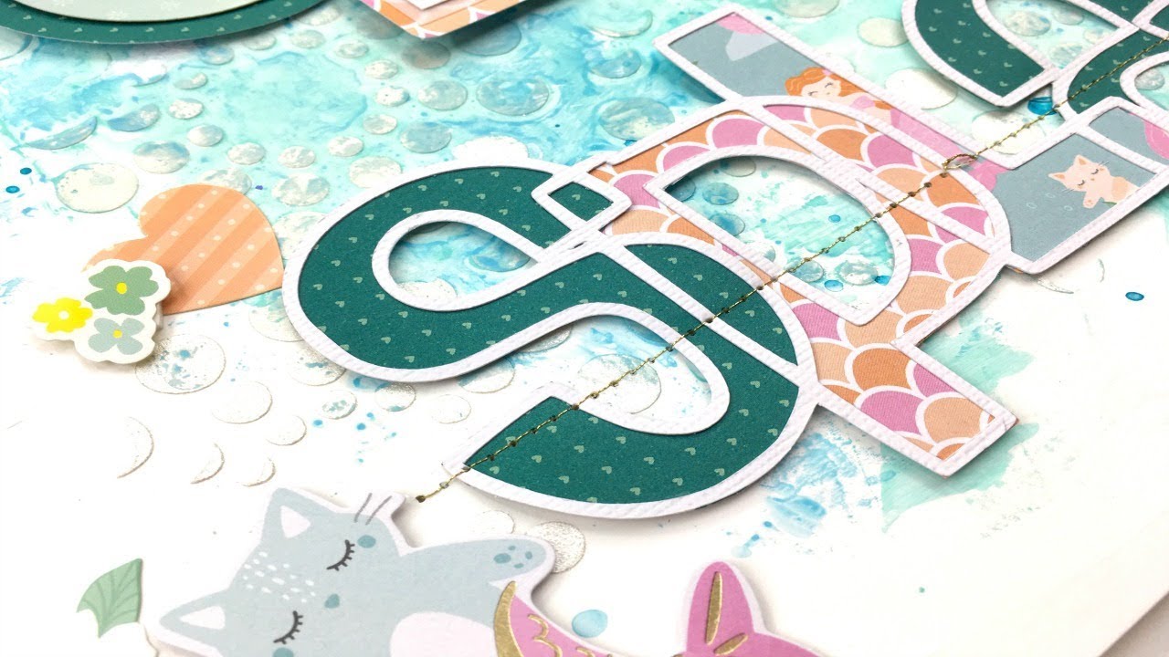 Summer Theme Week Scrapbook Layout (Scrapbook Nerd)