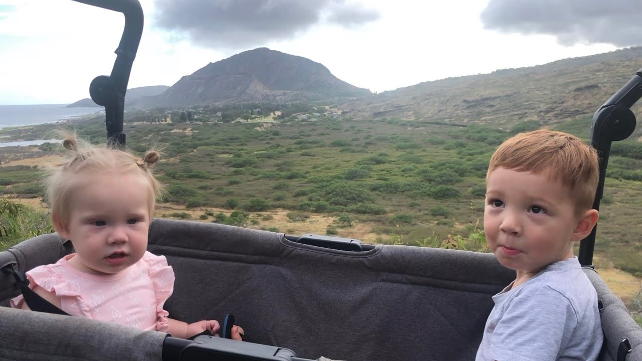 Toddler Ace Hikes Makapu’u Point Lighthouse Trail
