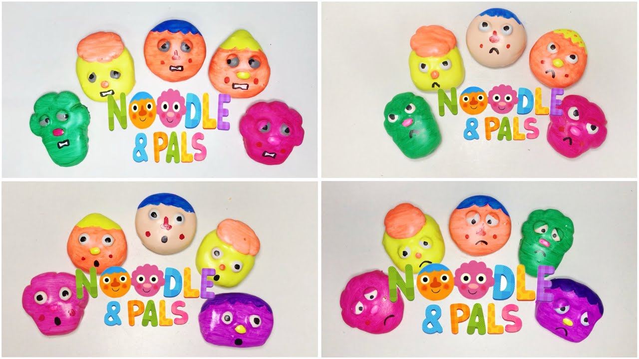 Noodle & Pals | This Is Happy Face Collection | Plaster Clay Cracking