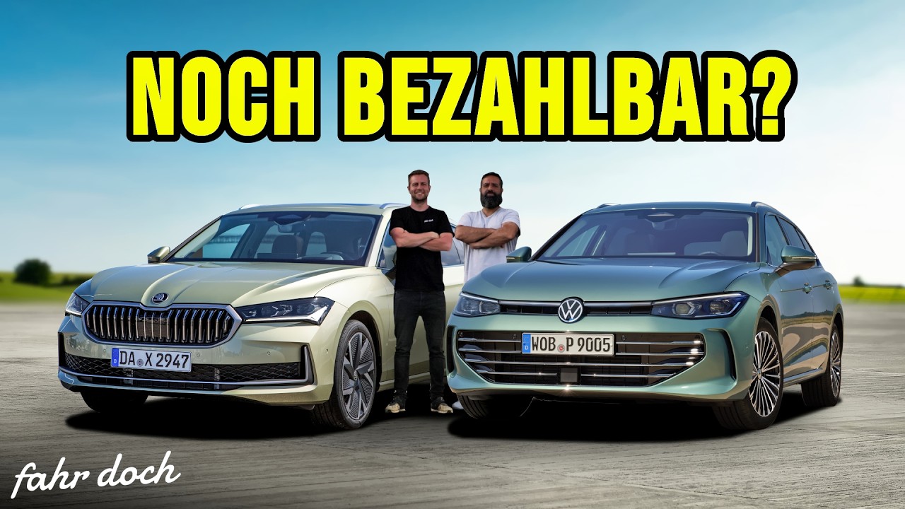 DER ULTIMATIVE VERGLEICH! Skoda Superb vs VW Passat | Fahr doch