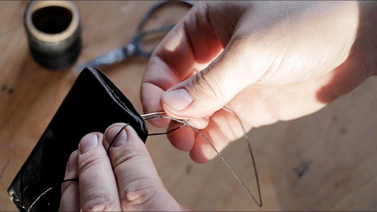 DIY Leather Wallet Repair By Hand