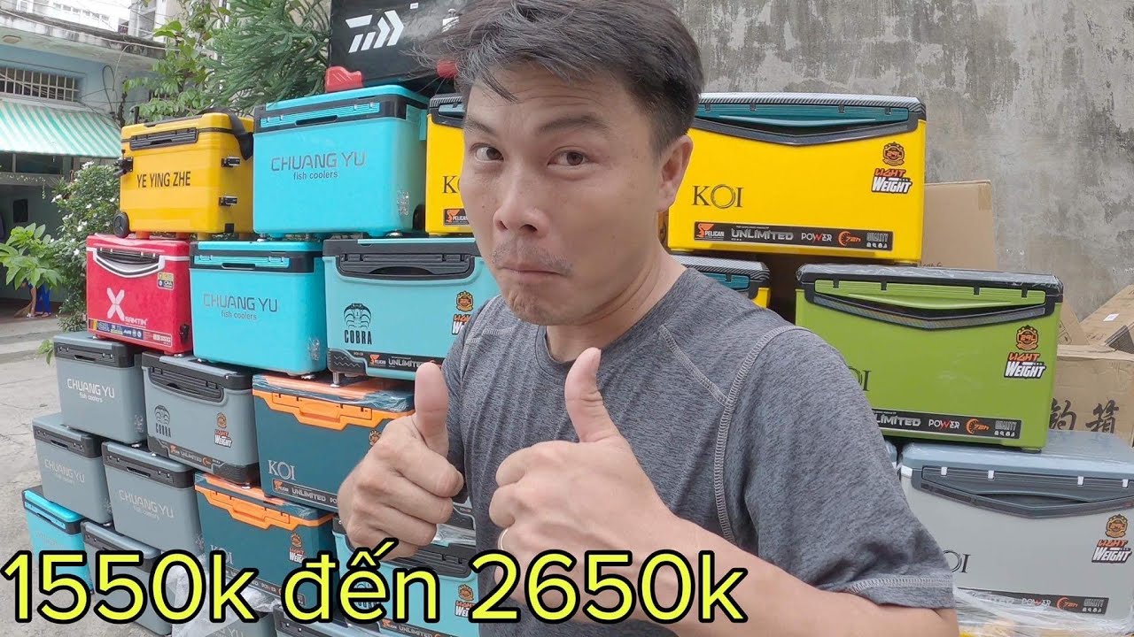 ✅ Thùng câu đài về đủ loại | Đồ câu cá Sài Gòn rẻ | DUY FISHING