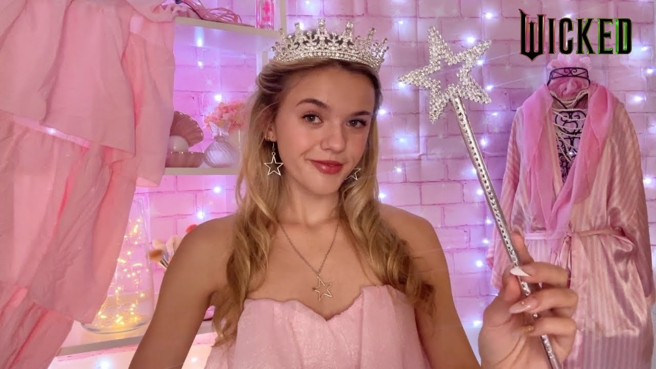 ASMR Glinda Gives You A Popular Makeover ˖°⋆𐙚💗💚*ੈ✩ (Wicked x ASMR)