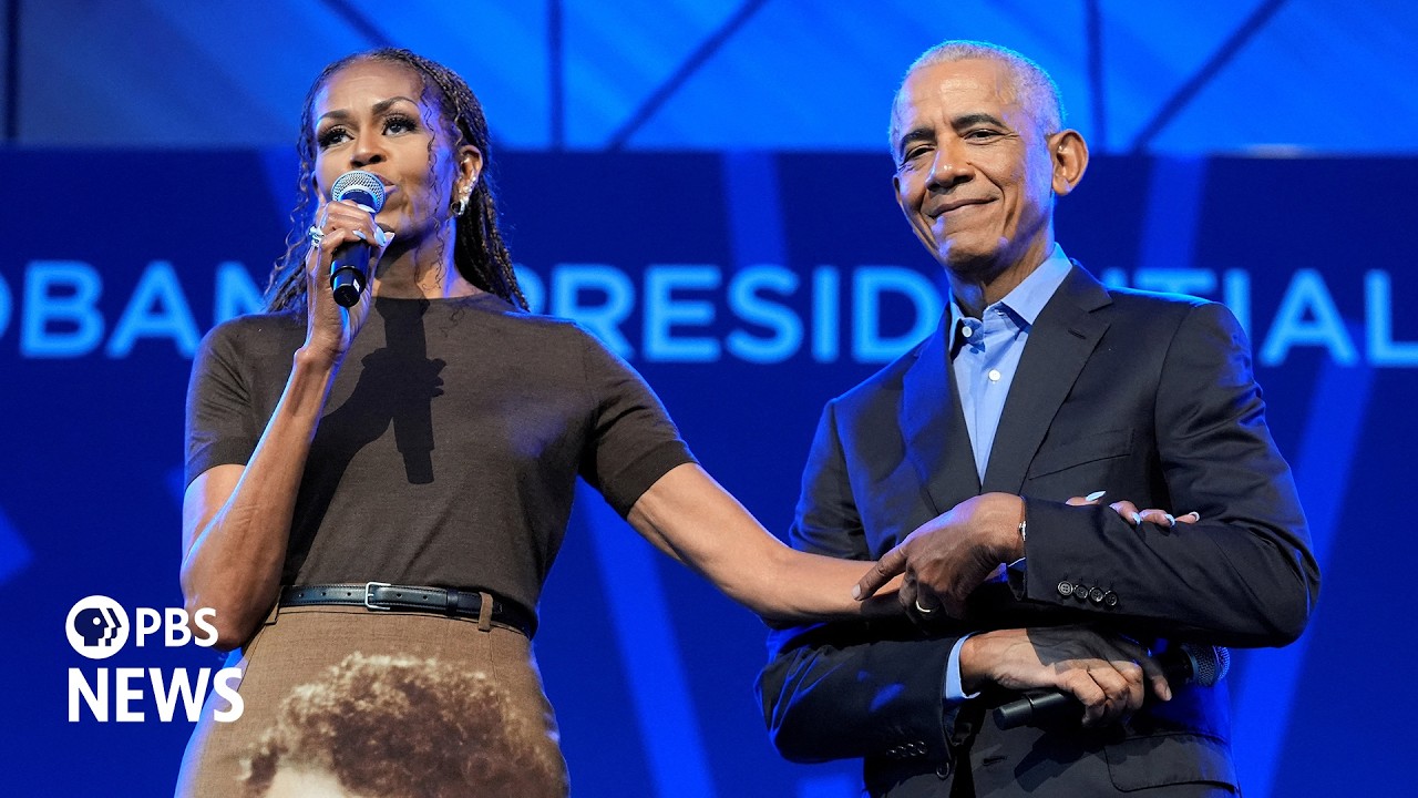 WATCH LIVE: Barack and Michelle Obama open Obama Presidential Center with Springsteen, Stevie Wonder