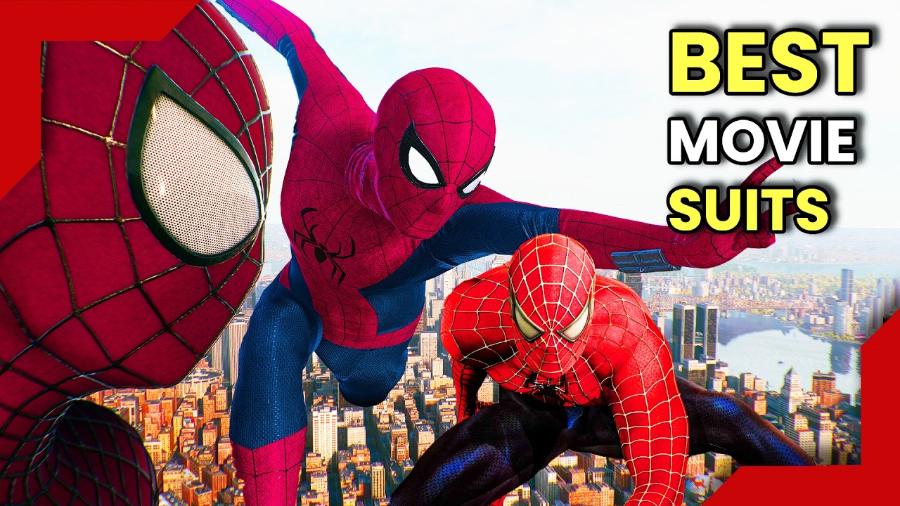 10 BEST Movie Accurate Suits for Marvel’s Spider-Man 2 (MODS)