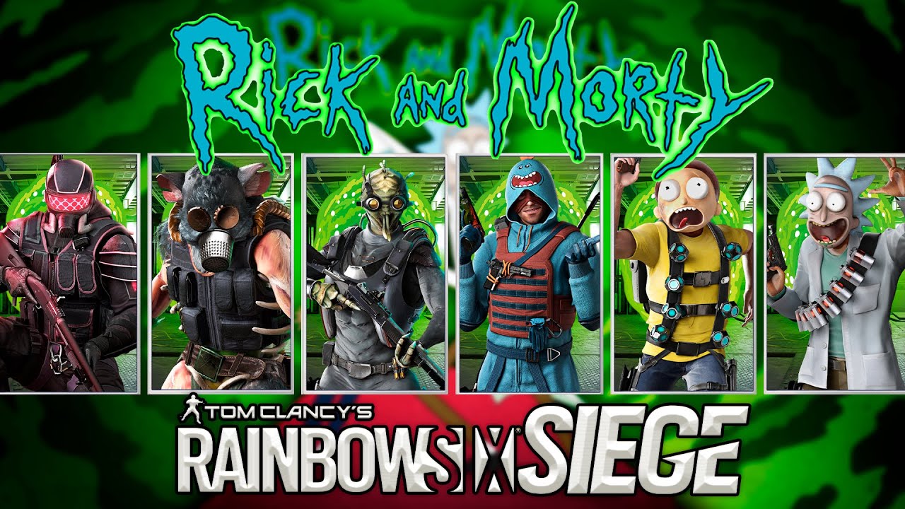 ALL RICK & MORTY Skins - Complete IN-GAME SHOWCASE - Rainbow Six Siege