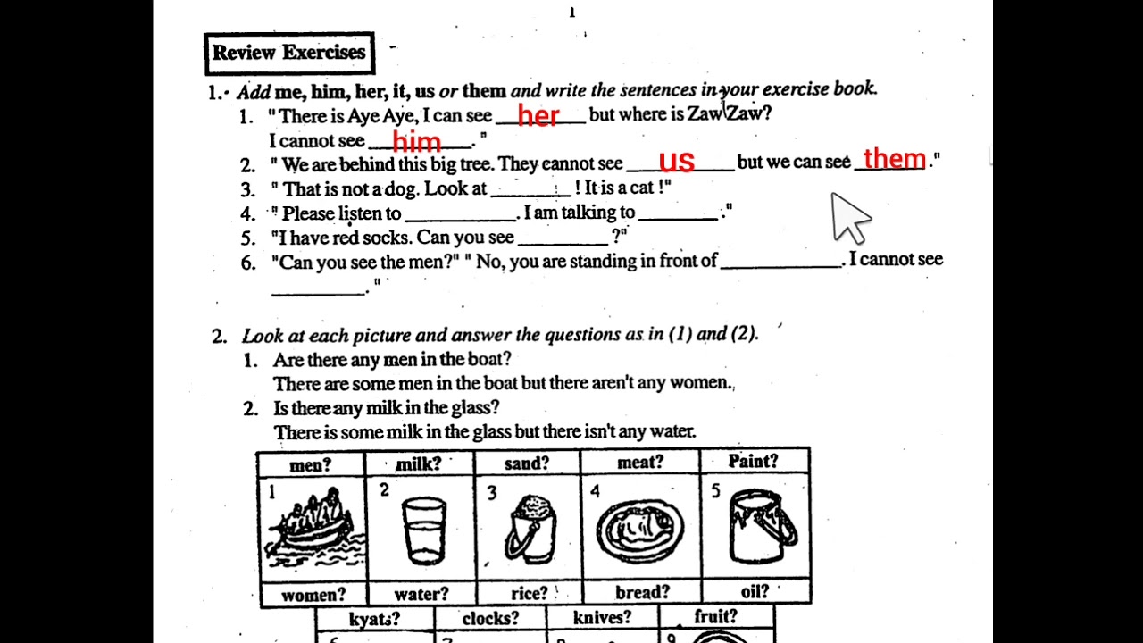 Myanmar's English textbook reader 4 grade 5 Class 4 First video ( Part 1)