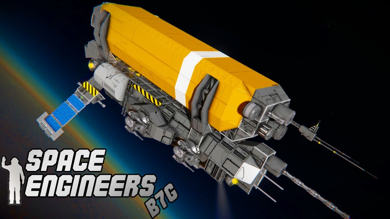 Space Engineers ship showcase -  Harpy-Class Ketch