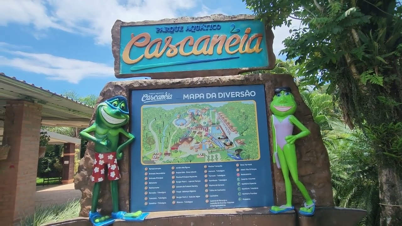 Walking Tour at Cascaneia Water Park in Brazil #walkingtour #waterpark #funpark