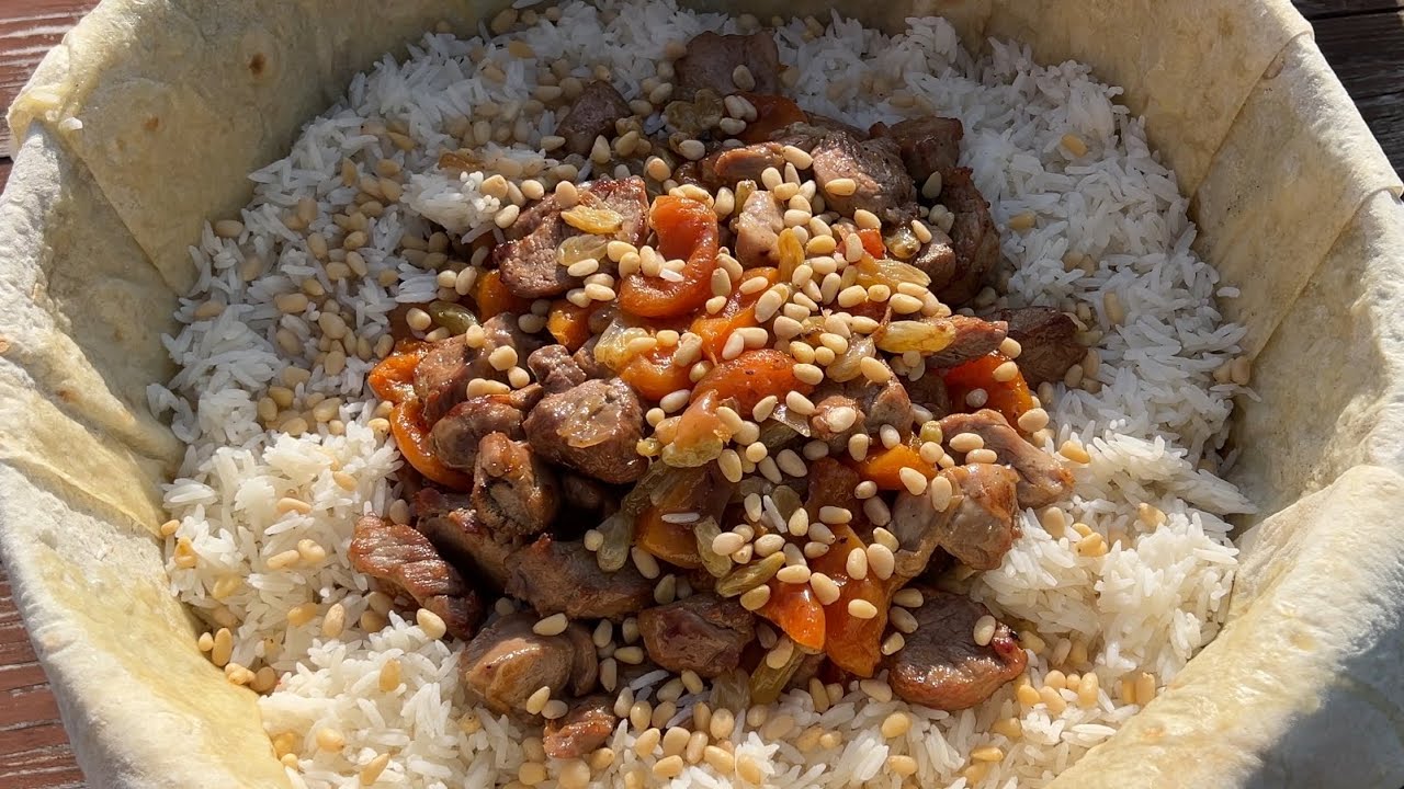 Как Приготовить Шах Плов | Лучший Рецепт, Риса Мяса и Сухофруктов