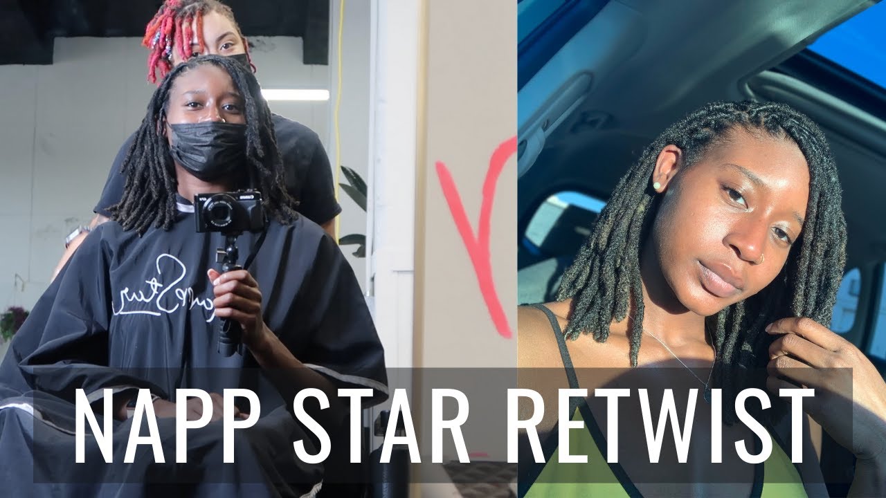 Visiting NAPP STAR ATL Salon for the First Time | Simple Wash & Loc Retwist
