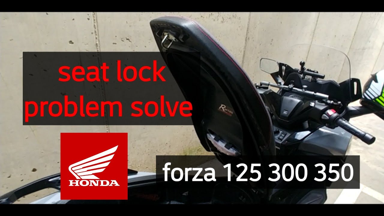 Проблема с сиденьем Honda Forza NSS