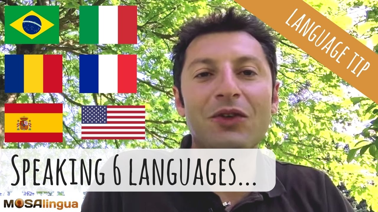 Italian polyglot speaking 6 languages (with SUBTITLES)