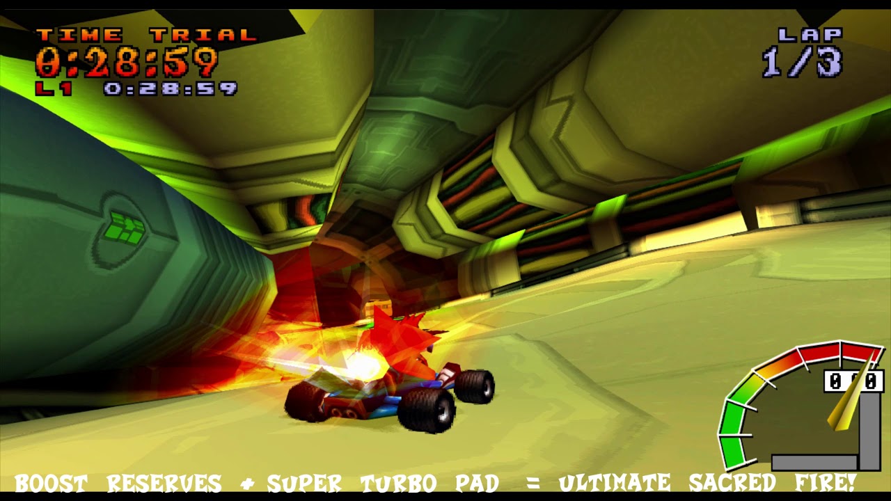 Improved Ultimate Sacred Fire in Crash CTR Nitro Fueled