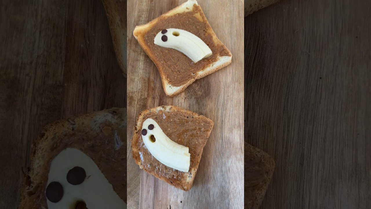 Super Easy toast for Halloween this year 🎃 #fyl #monster #ideas #halloween