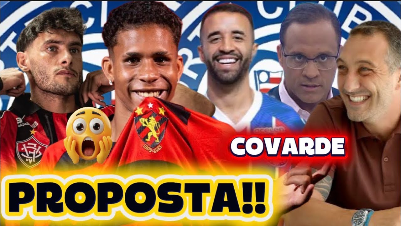 😱💣💰NOVO JUBA? BAHIA QUER LATERAL DO SPORT;🤣MARCOS GUEDES:”TEMOS UM CAIO ALEXANDRE”;🤣BOCÃO COM MEDO