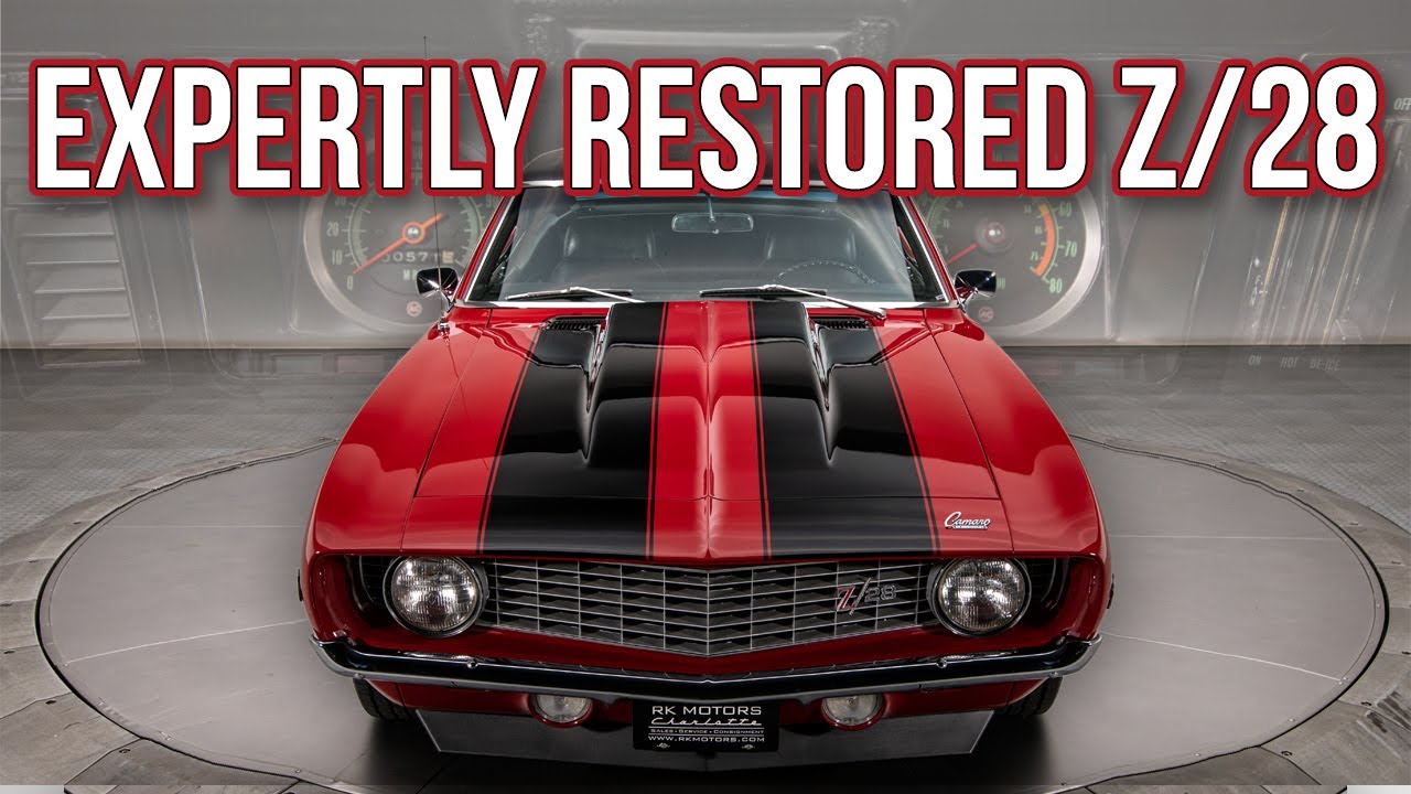 MacNeish Certified 1969 Camaro Z28 DZ 302 V8 4-speed  -  FOR SALE  -  #137573