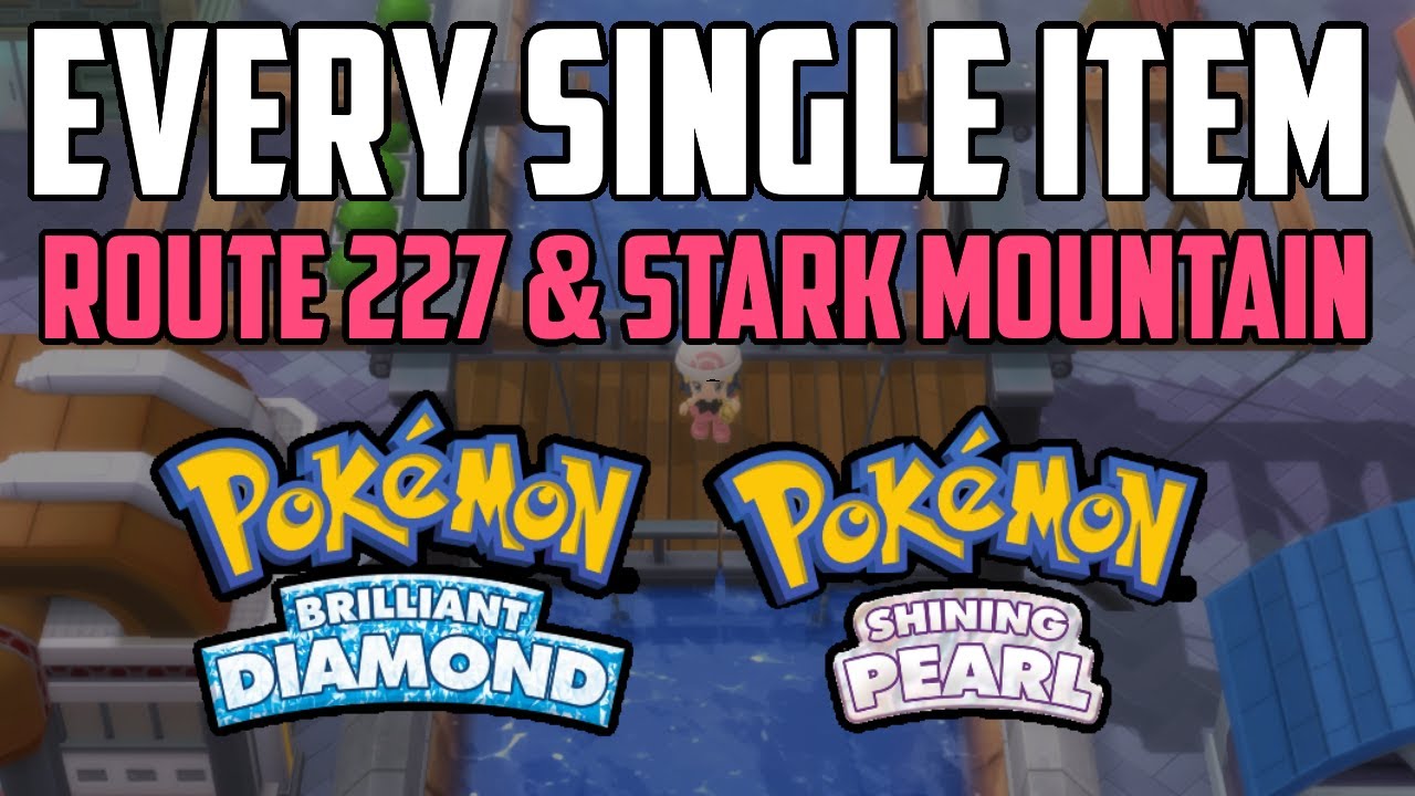 ВСЕ предметы на Маршруте 227 и Горе Старк — Pokémon Brilliant Diamond и Shining Pearl